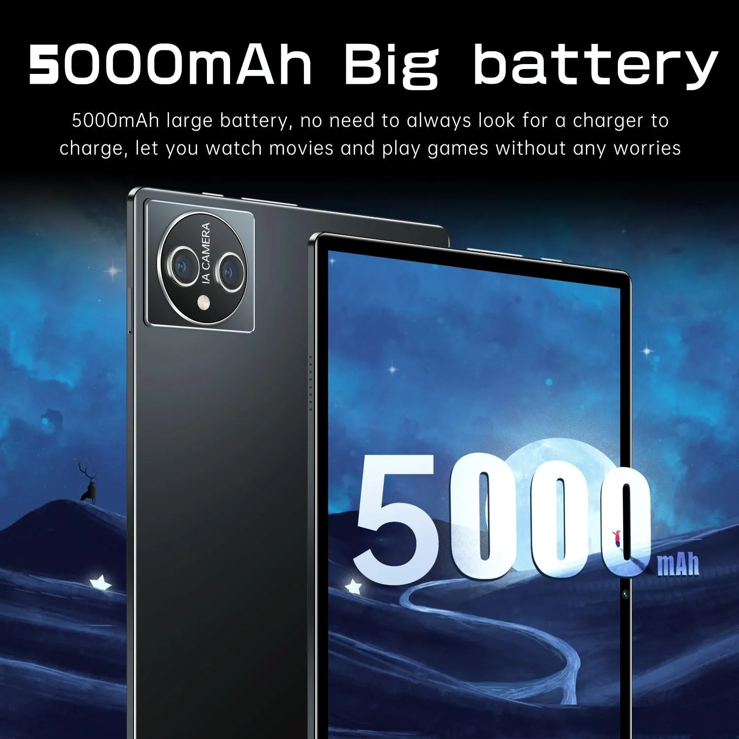 10.1 4g Lte Tablet - 4gb Ram 64gb Storage Android 8.1 Octa-core Dual Sim Wifi Bluetooth Gps - Black