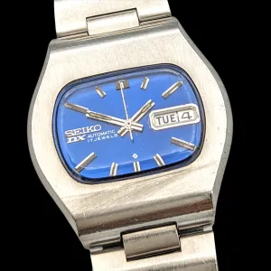 1971 SEIKO DX Automatic Watch Day/Date Indicator Cal. 6106C Hack Mechanism 17 Jewels
