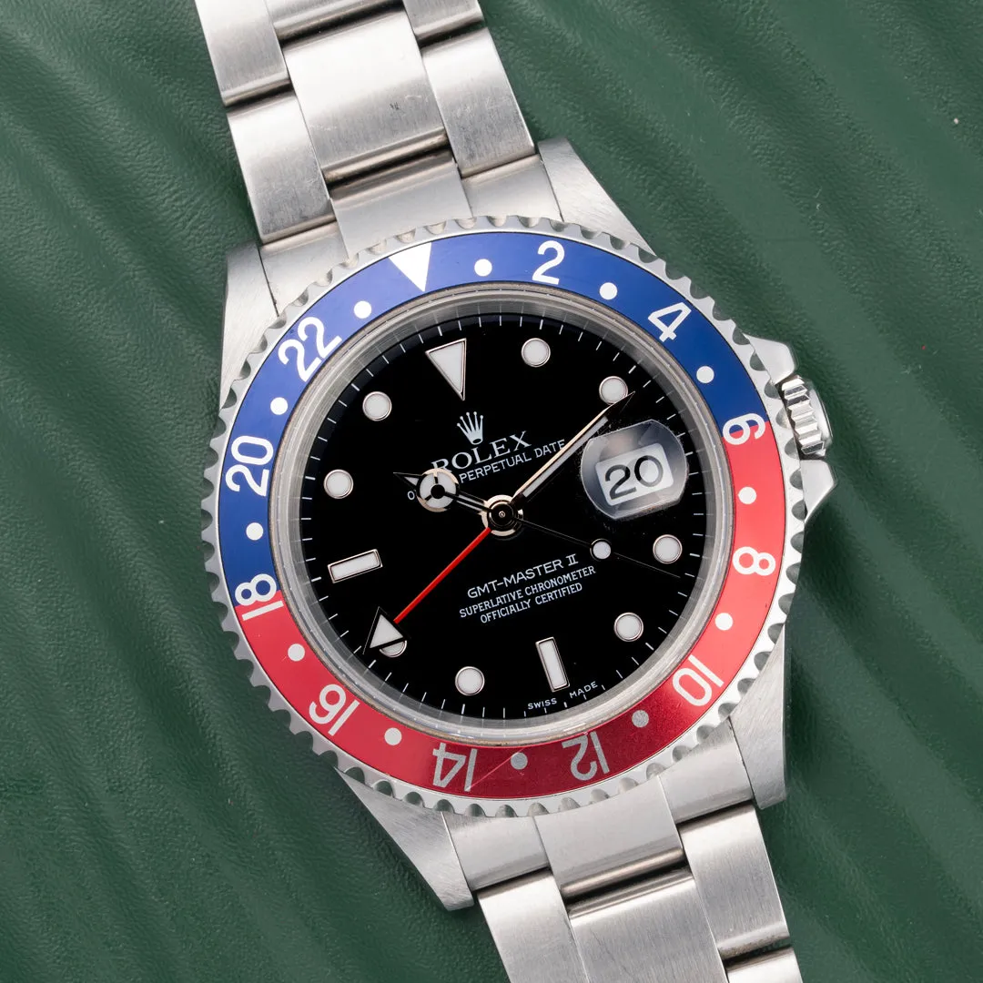 2004 Rolex GMT-Master II Ref. 16710 "Pepsi" with Box & Papers