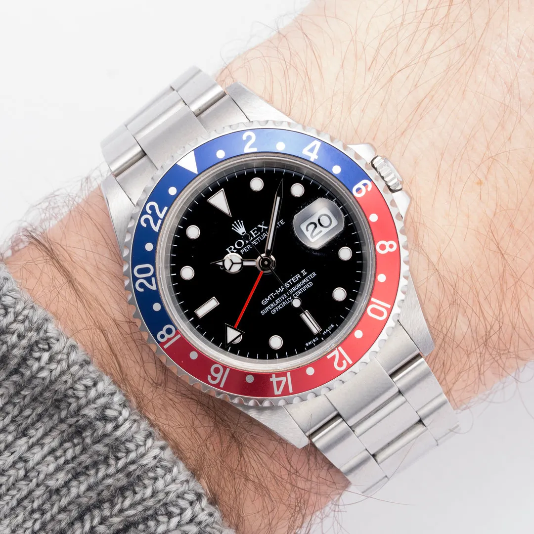 2004 Rolex GMT-Master II Ref. 16710 "Pepsi" with Box & Papers