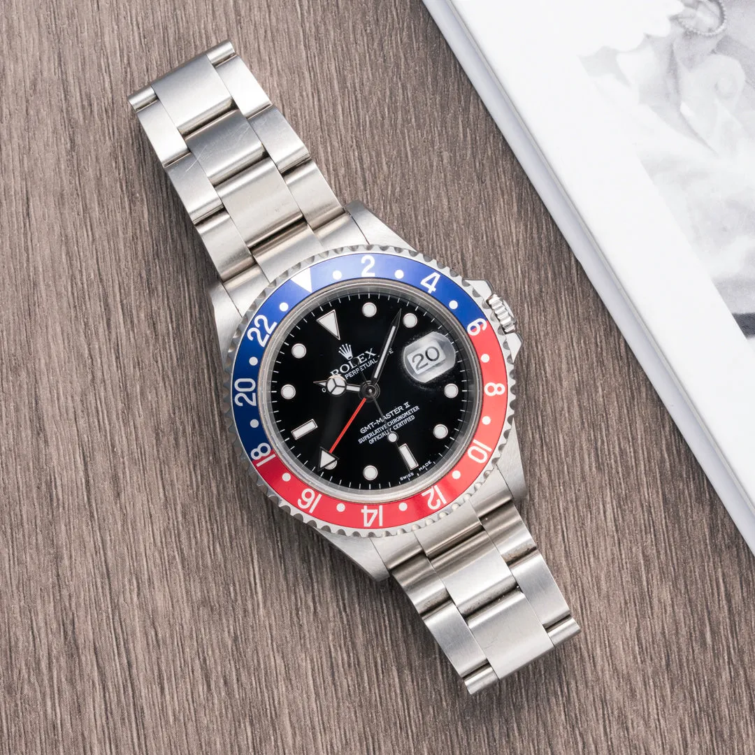 2004 Rolex GMT-Master II Ref. 16710 "Pepsi" with Box & Papers