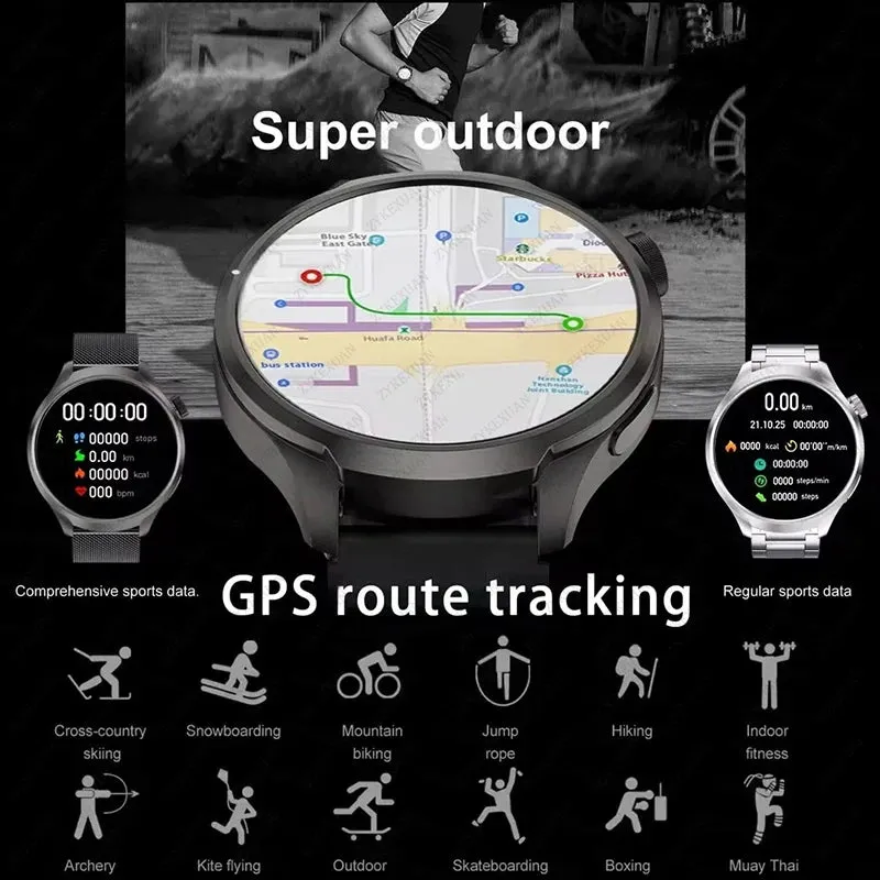 2024 For XIAOMI Android New 1.85 Inch HD Bluetooth Call Smart Watch Men Sports Fitness Tracker Heart Monitor Compass Smartwatch