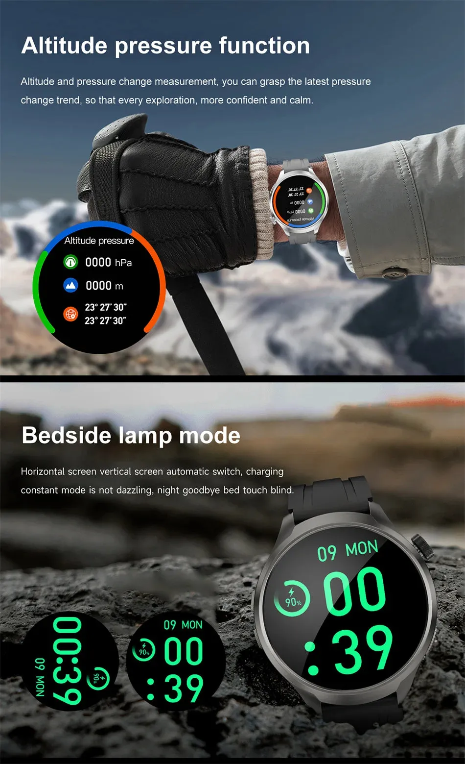 2024 For XIAOMI Android New 1.85 Inch HD Bluetooth Call Smart Watch Men Sports Fitness Tracker Heart Monitor Compass Smartwatch