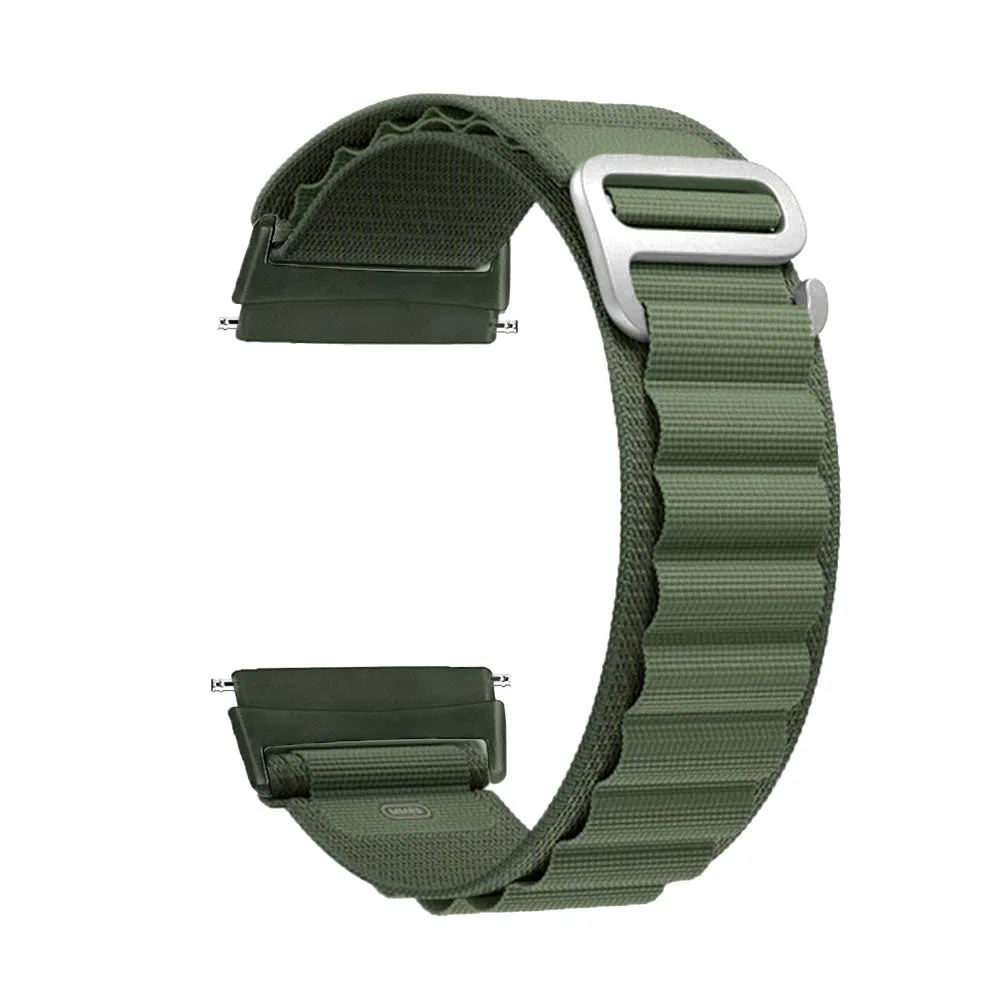 22mm SmartWatch Sport Loop Nylon Alpine Bands- Orange