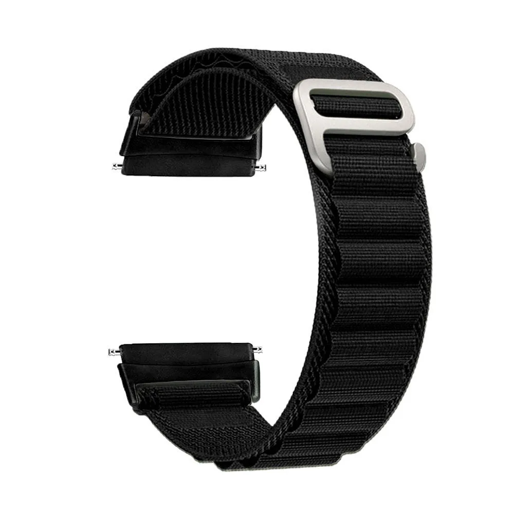 22mm SmartWatch Sport Loop Nylon Alpine Bands- Orange