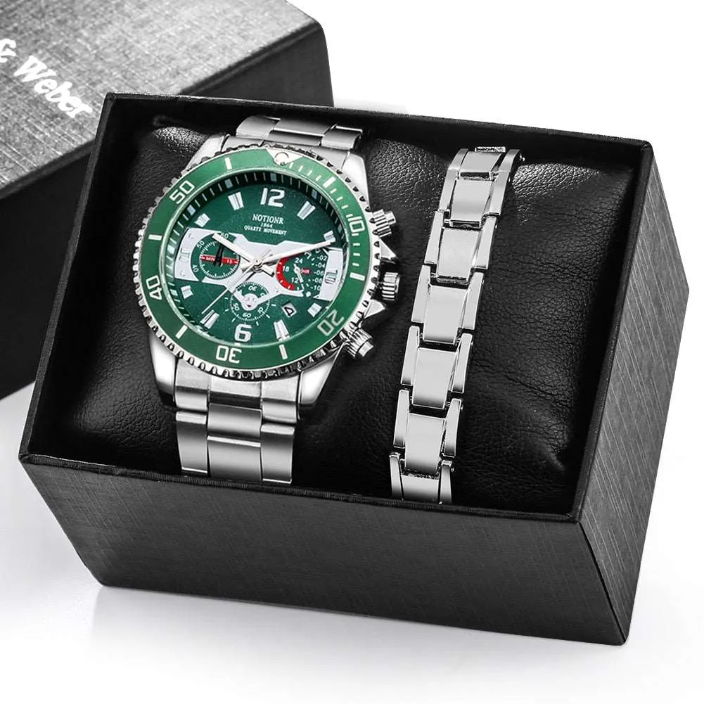 5pcs gift set luxury watch bracelet for men