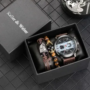 5pcs gift set luxury watch bracelet for men