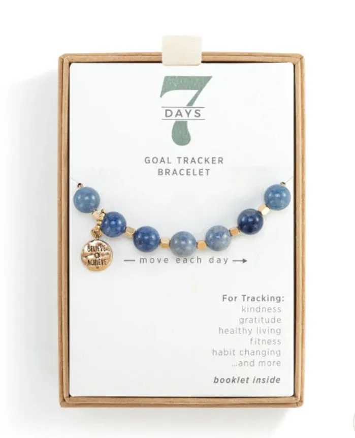 7 day goal tracker bracelet