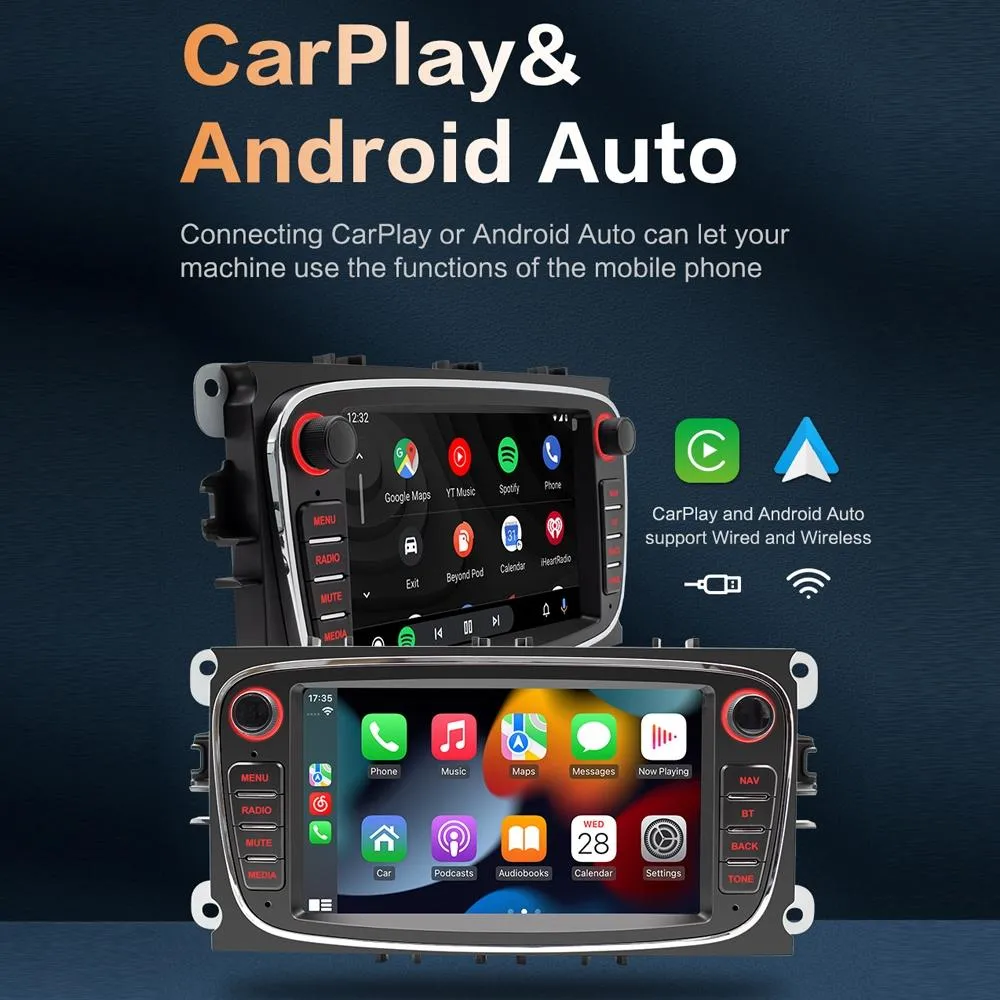 7 Inch Android Navigation Radio For Ford Focus - Bluetooth Rds 1   32G