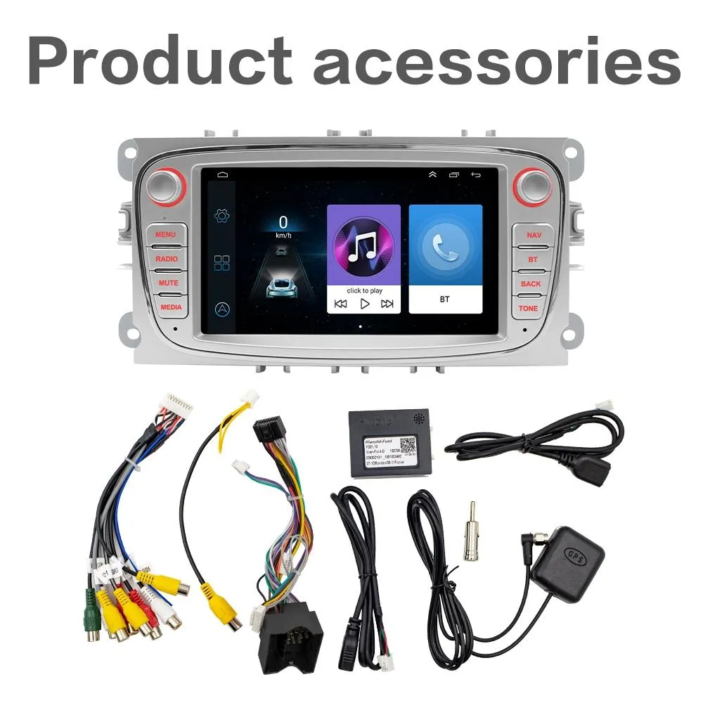 7 Inch Android Navigation Radio For Ford Focus - Bluetooth Rds 1   32G