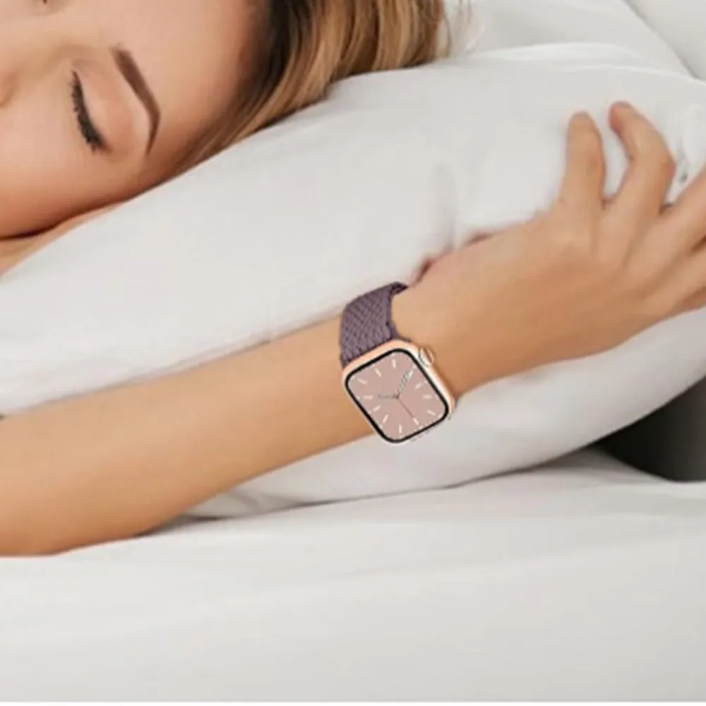 Adjustable Braided Loop Nylon Strap Compatible with Apple Watch Style 4
