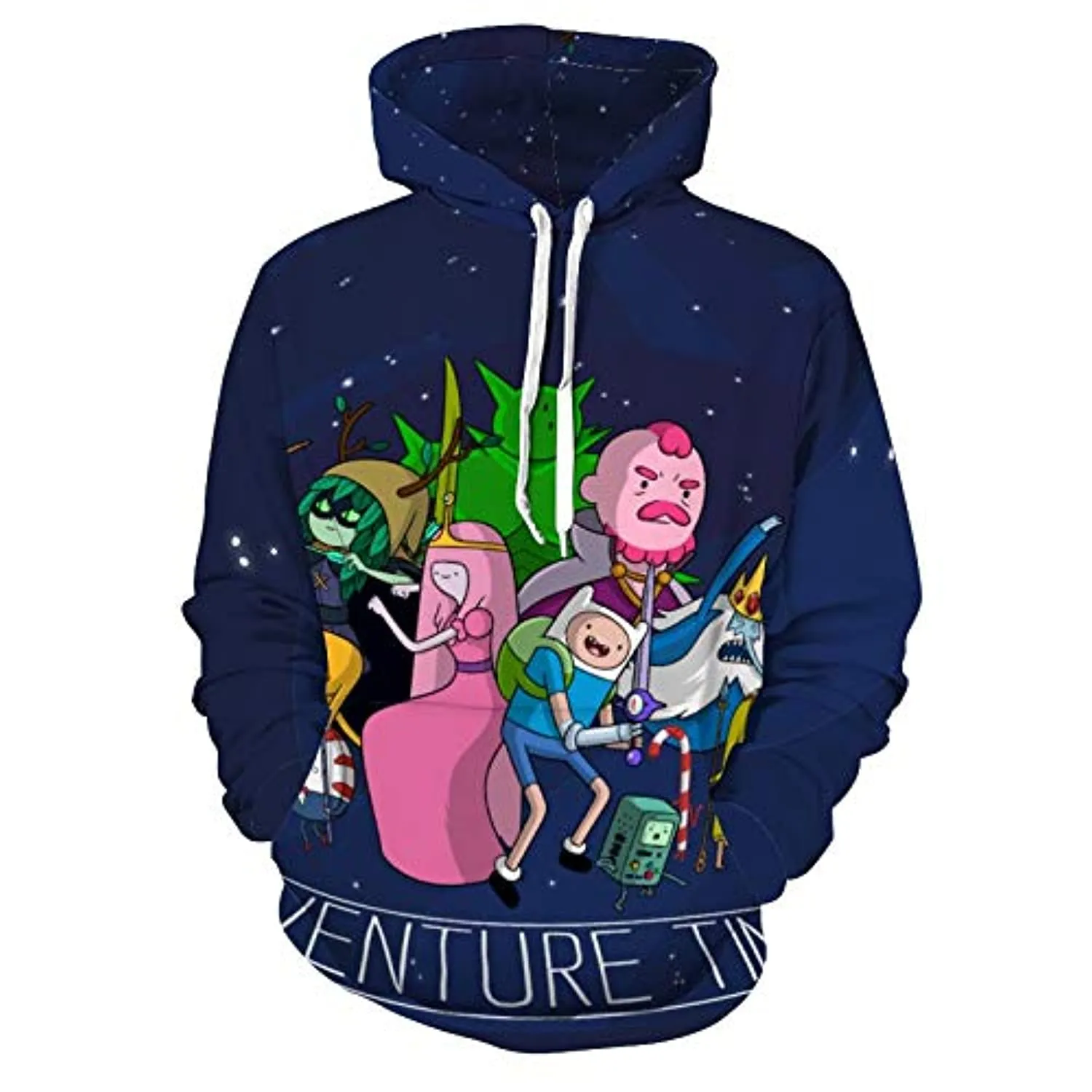 Adventure Time Hoodies - Unisex 3D Pullover Hooded Sweatshirt
