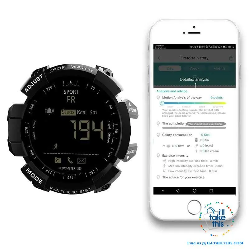 All-Terrain Men's Smartwatch - Designed for the Rugged Sporting Enthusiast