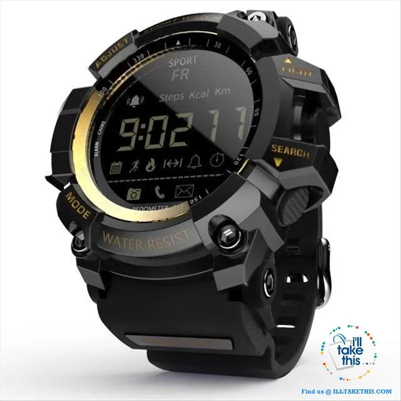 All-Terrain Men's Smartwatch - Designed for the Rugged Sporting Enthusiast