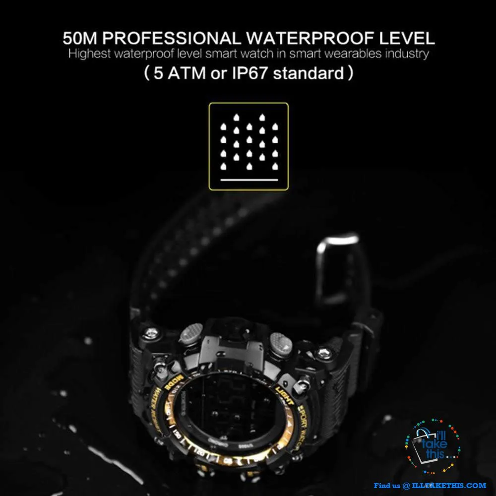All-Terrain Men's Smartwatch - Designed for the Rugged Sporting Enthusiast