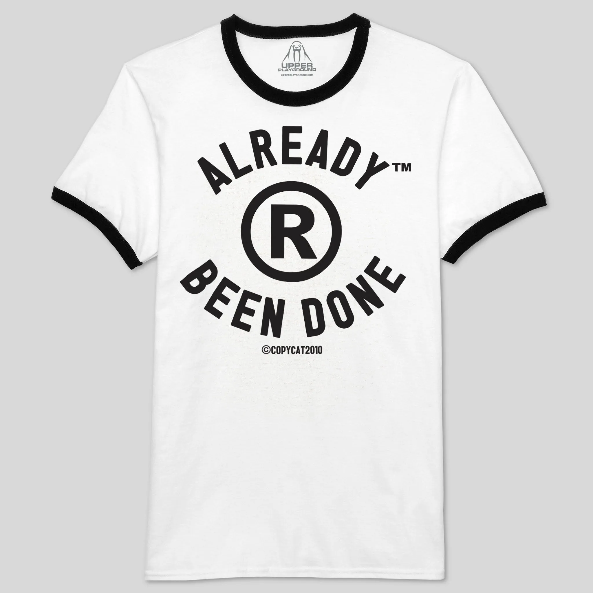 ALREADY BEEN DONE MEN'S RINGER TEE