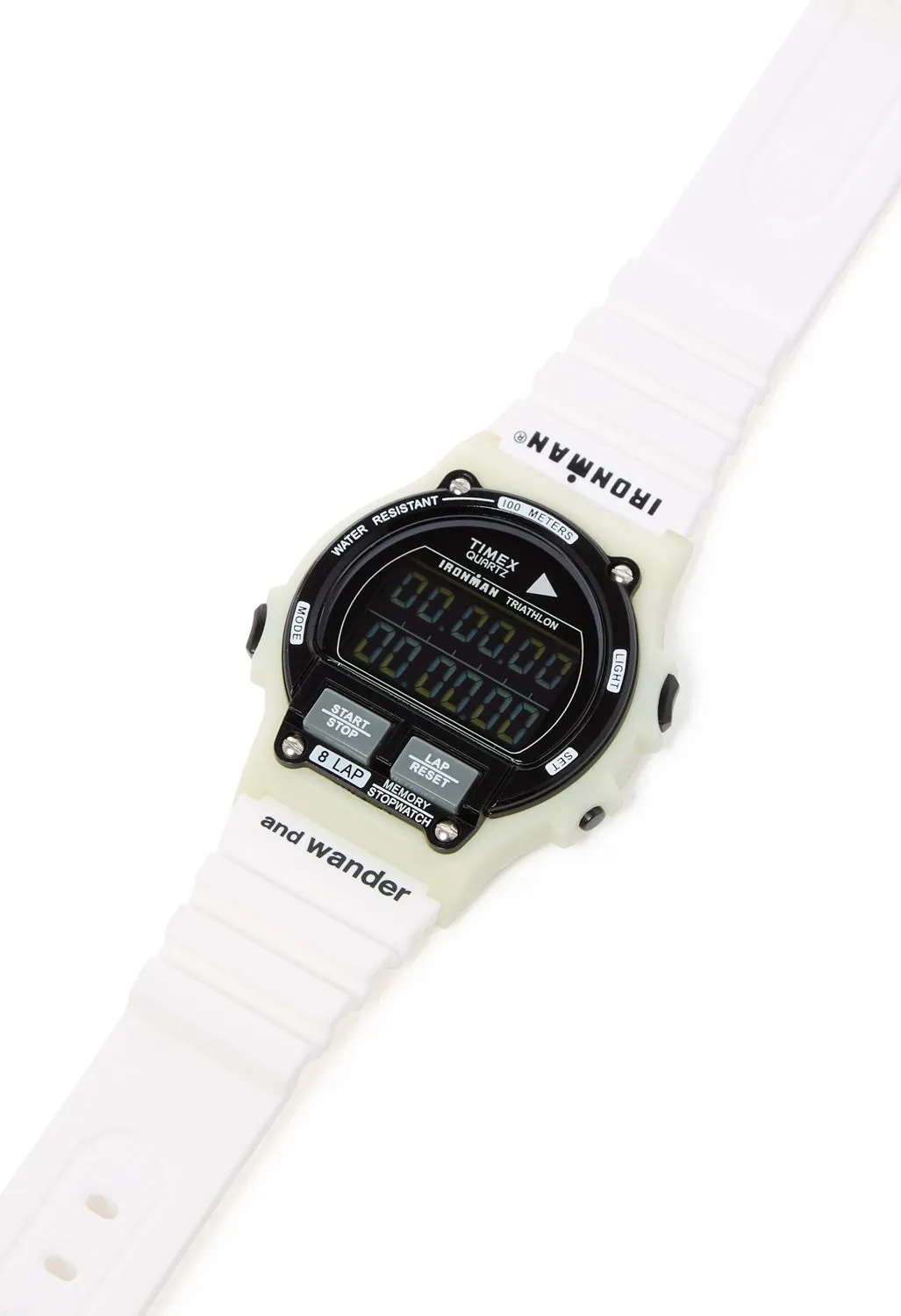 and Wander x Timex Ironman 8-Lap Watch - White