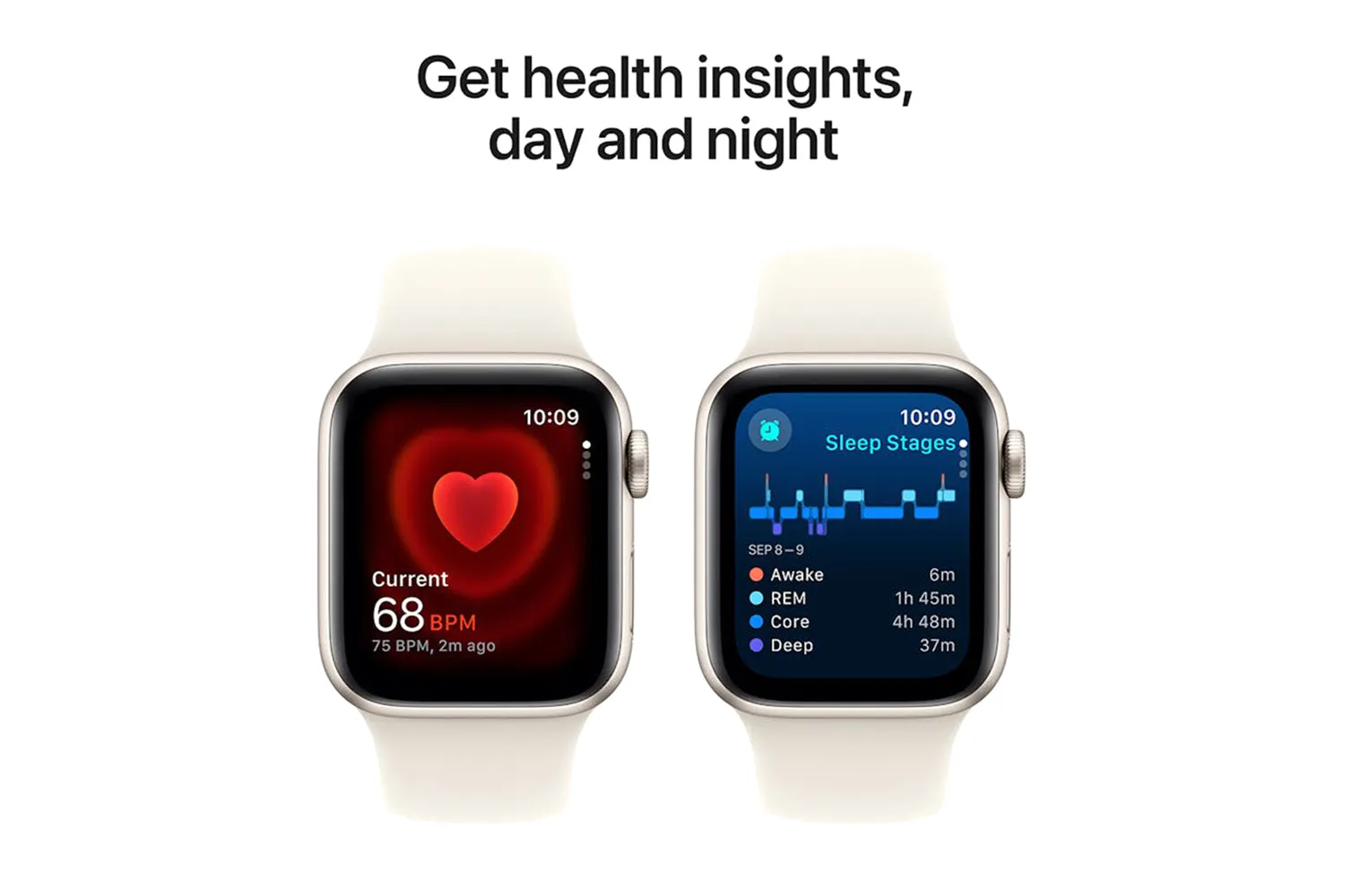 Apple Watch SE GPS | 40mm | Starlight Aluminium Case with Starlight Sport Band S/M