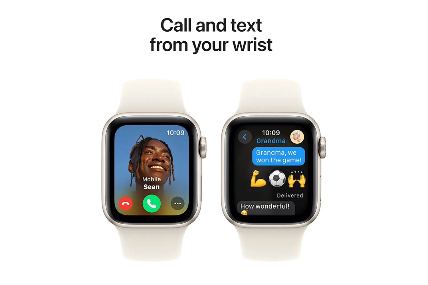 Apple Watch SE GPS | 40mm | Starlight Aluminium Case with Starlight Sport Band S/M