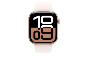 Apple Watch Series 10 | 42mm | Rose Gold Aluminium Case Light Blush Sport Band S/M