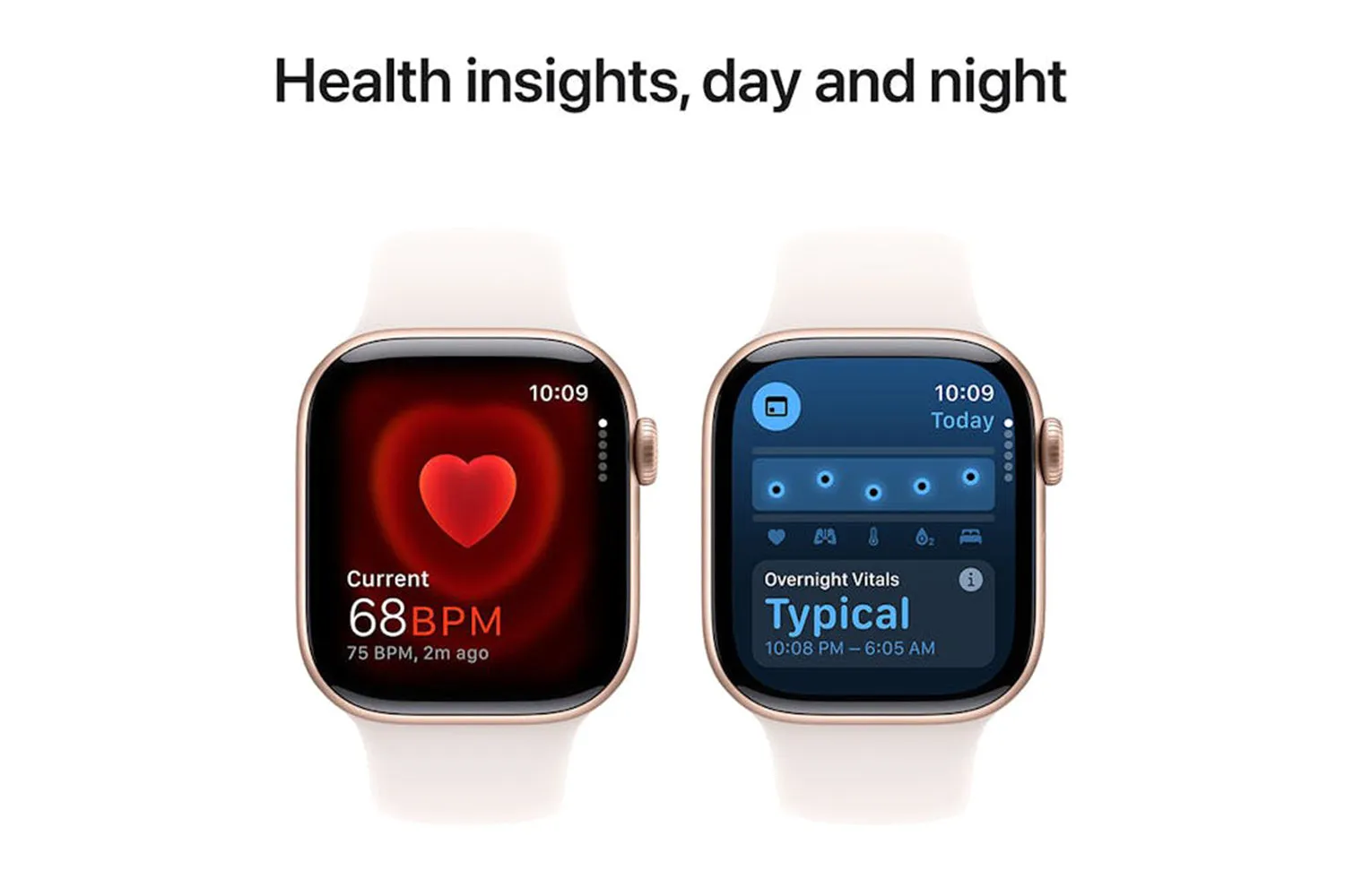 Apple Watch Series 10 | 42mm | Rose Gold Aluminium Case Light Blush Sport Band S/M