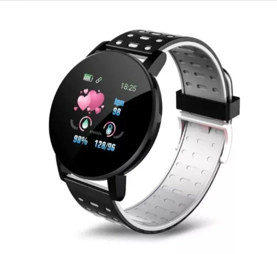 AQ Smart Watch & Health Tracker - Nautical Red