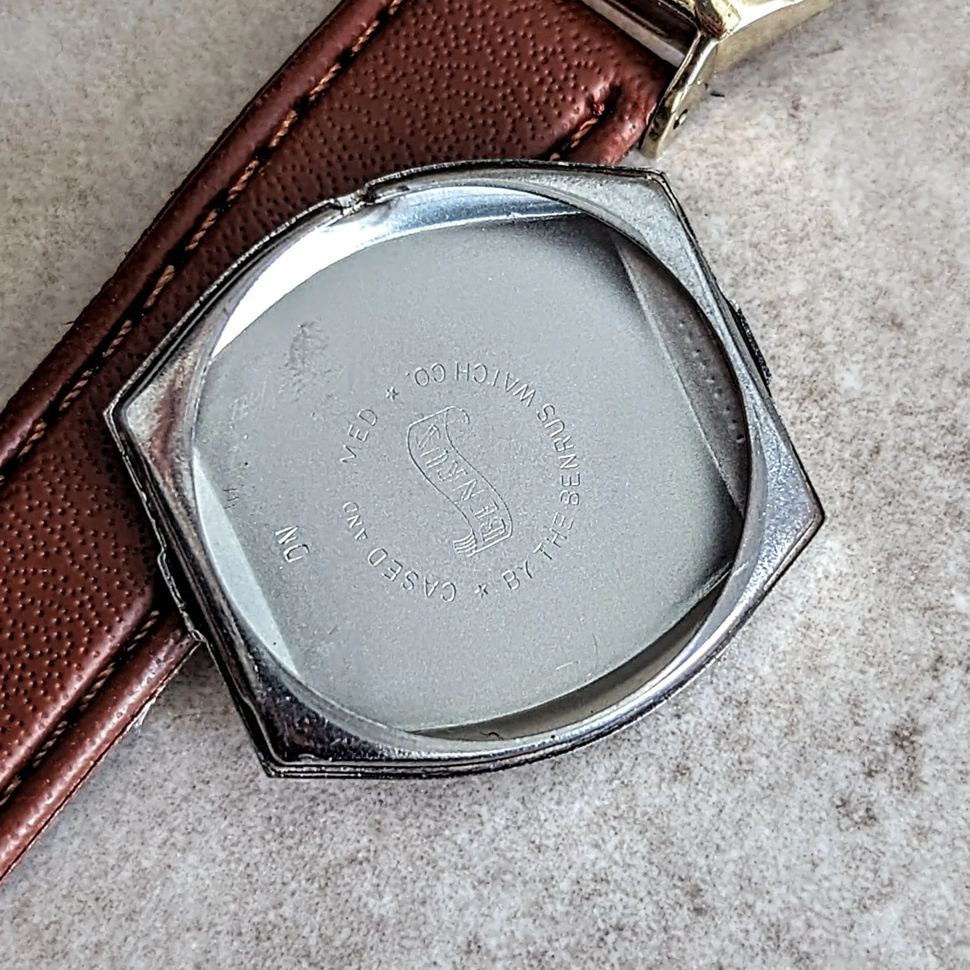 BENRUS Watch Model DN21 17 Jewels ETA 1281 Swiss Made Wristwatch