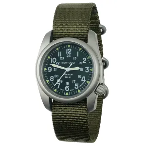 Bertucci A-2T Vintage™ - Marine Green dial w/ Defender Olive™ nylon band
