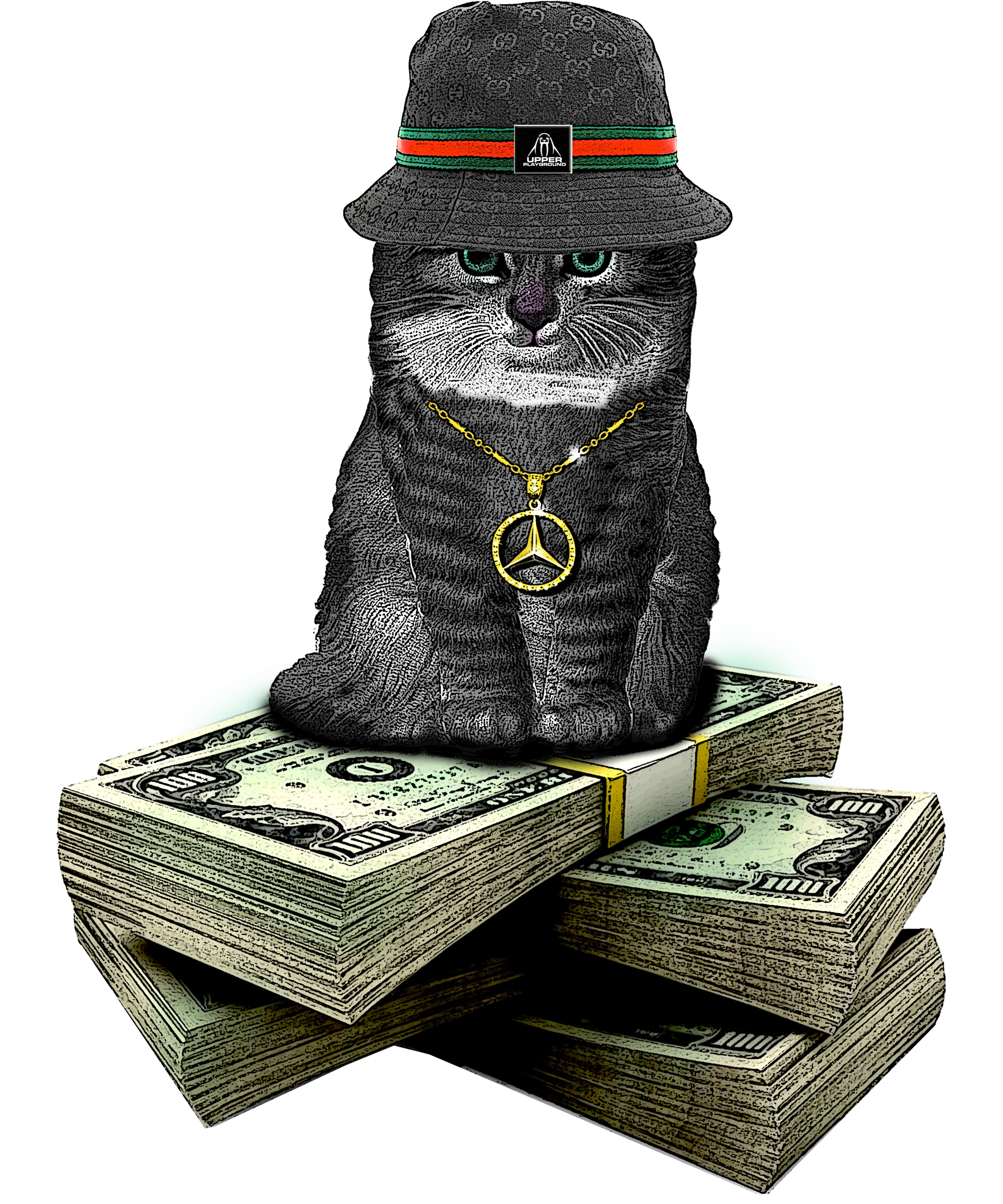 BIG DADDY KITTY MEN'S  TEE