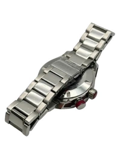 BOSS Bossmatic Hybrid Automatic Red Dial & Stainless Steel Watch