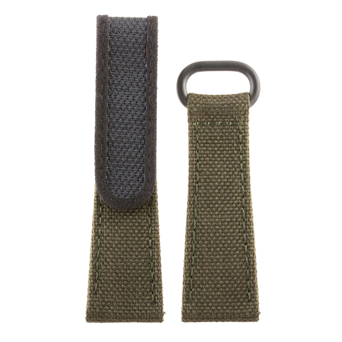 Bracelet-montre Eco-friendly - Velcro cordura (noir, gris, bleu, kaki)