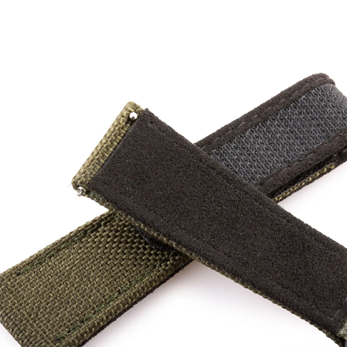 Bracelet-montre Eco-friendly - Velcro cordura (noir, gris, bleu, kaki)