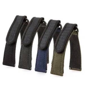 Bracelet-montre Eco-friendly - Velcro cordura (noir, gris, bleu, kaki)