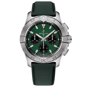 Breitling Avenger B01 Chronograph 42mm Green Dial Automatic Gents Watch AB0146101L1X1