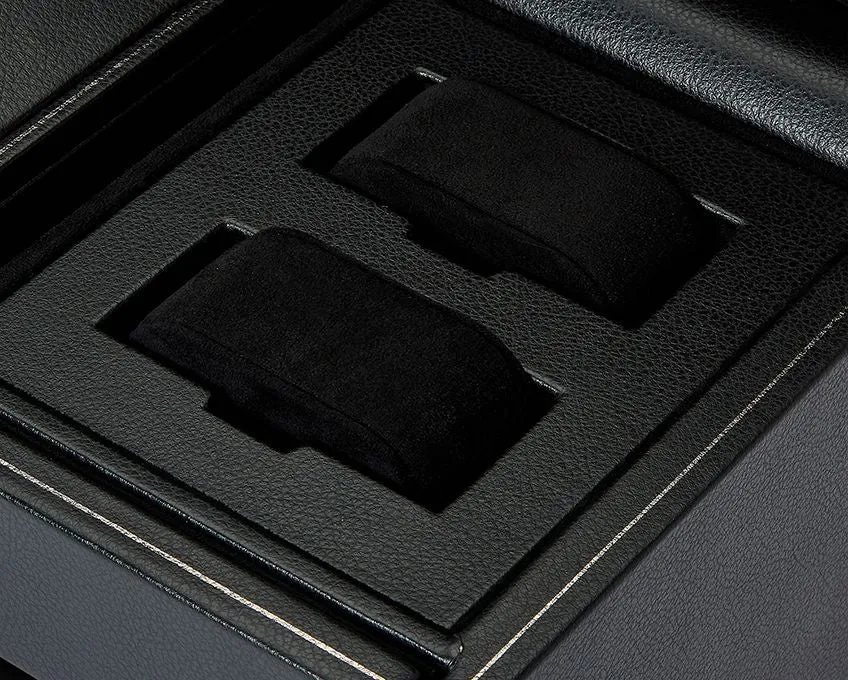 British Racing Triple Watch Winder with Storage (Black)