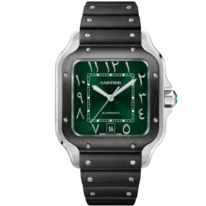 Cartier Santos – Middle East Exclusive – One Shot – Arabic Dial Green – Large – New – Full Set