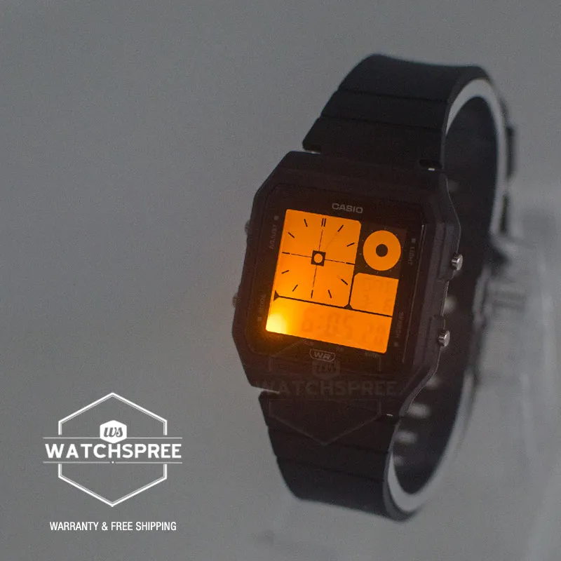 Casio Analog Digital Bio-Based Black Resin Band Watch LF20W-1A LF-20W-1A