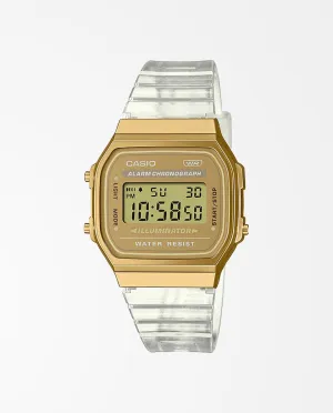 Casio - Vintage A168XESG-9A Watch - Digi Gold