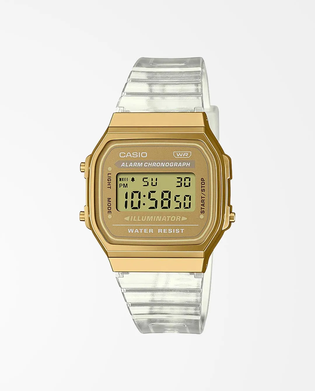 Casio - Vintage A168XESG-9A Watch - Digi Gold