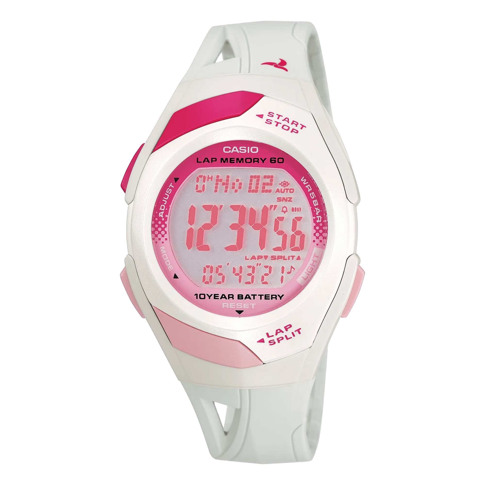 Casio Women's Mid-Size Running Watch w/ 60-Lap Memory