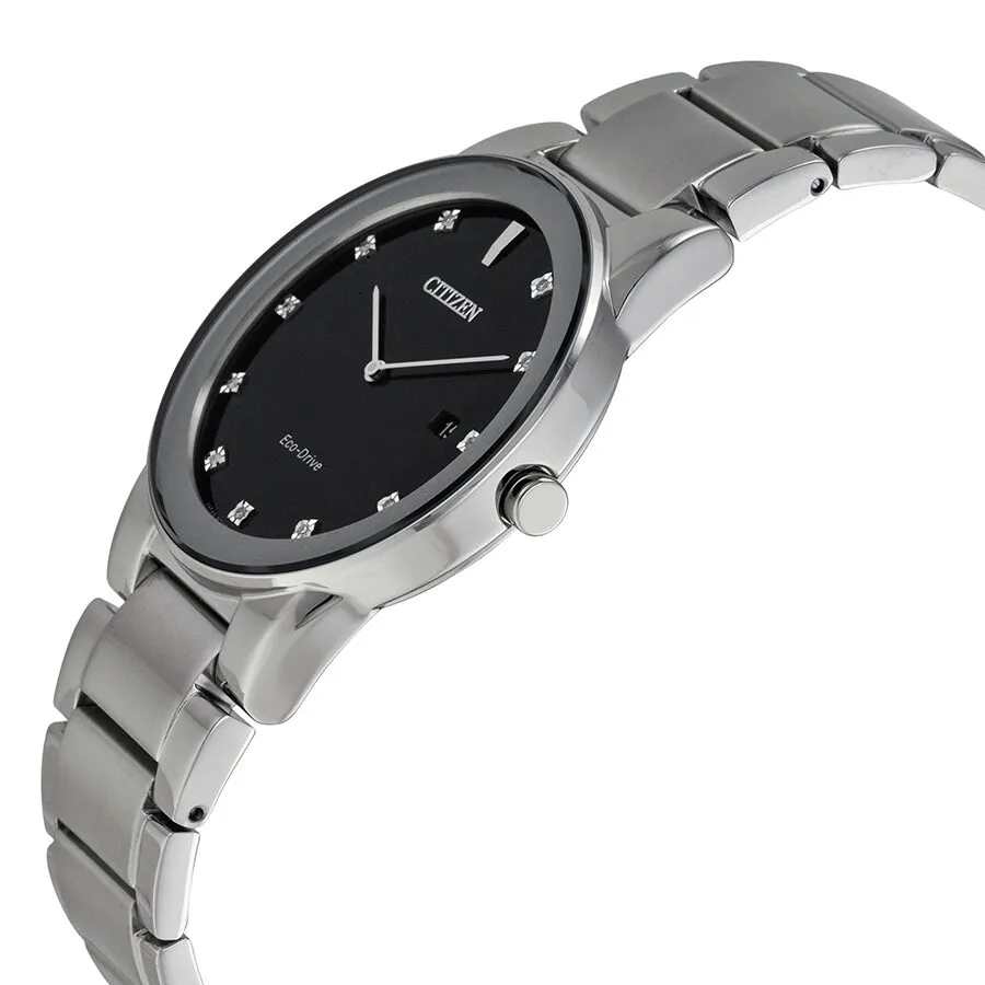 Citizen Axiom Eco-Drive Black Dial Men's Watch AU1060-51G