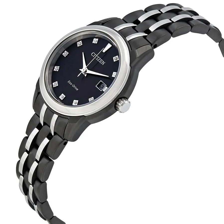 Citizen Corso Black Diamond Dial Ladies Watch EW2398-58E