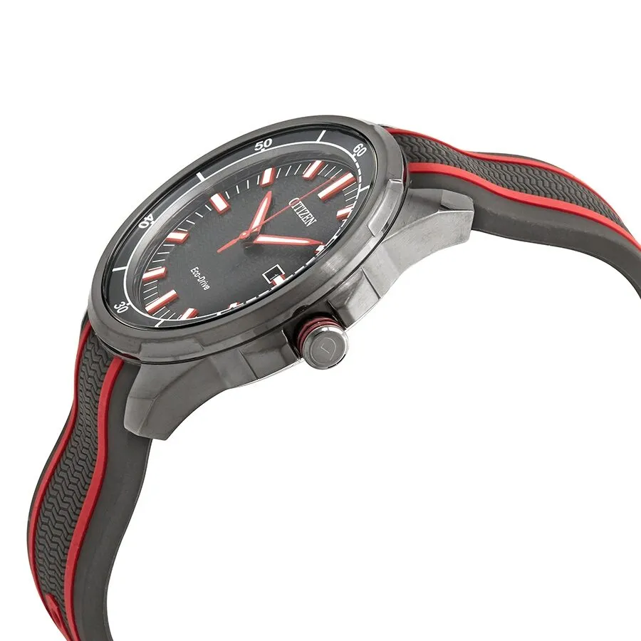 Citizen Drive Grey Dial Grey Silicone Men's Watch AW1607-03H
