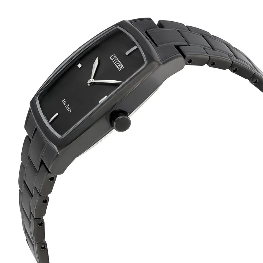 Citizen Eco-Drive Black Stainless Steel Men's Dress Watch AU1077-59H