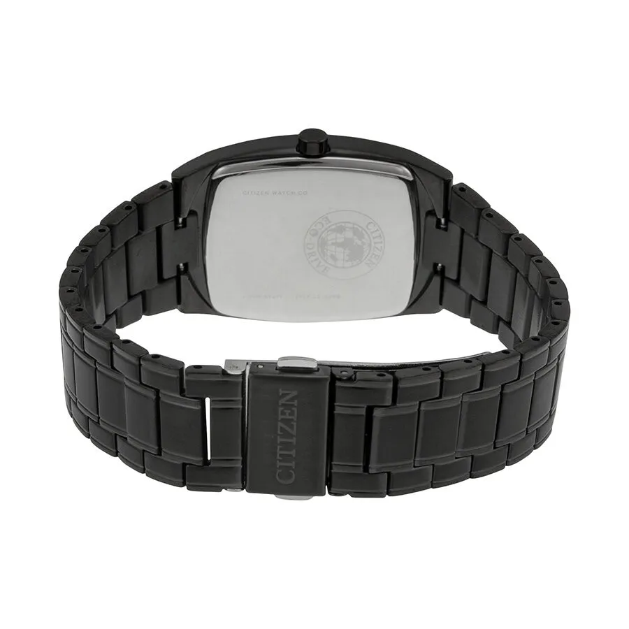 Citizen Eco-Drive Black Stainless Steel Men's Dress Watch AU1077-59H