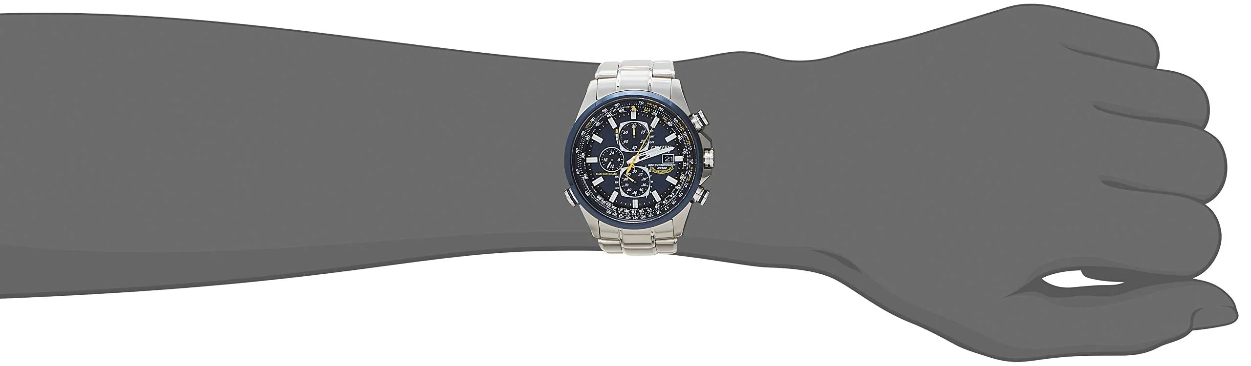 Citizen Eco-Drive Sport Chronograph Watch, Blue Dial