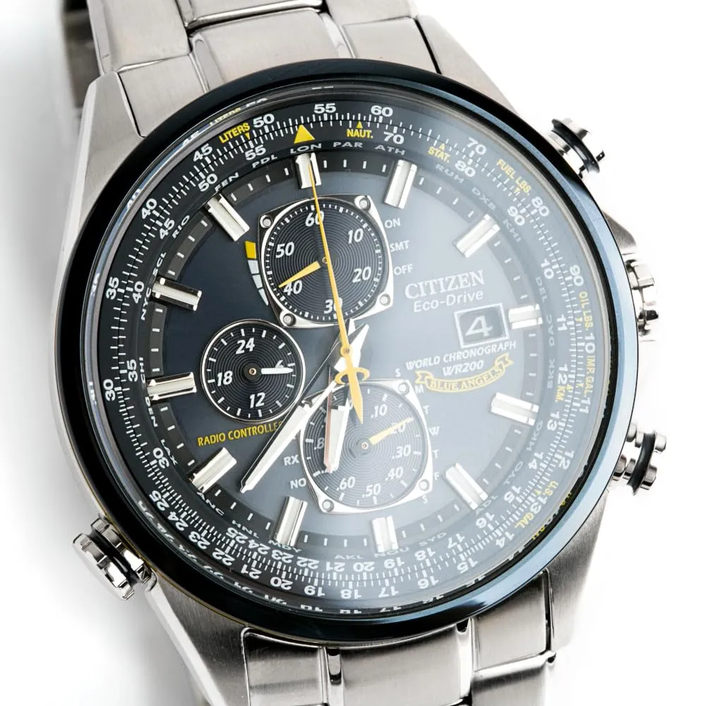 Citizen Eco-Drive Sport Chronograph Watch, Blue Dial