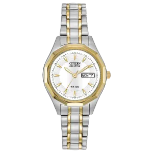Citizen Eco Drive Two Tone Corso with 12 Side Bezel EW3144-51A