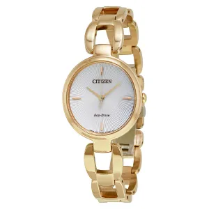 Citizen L White Dial Ladies Watch EM0423-56A