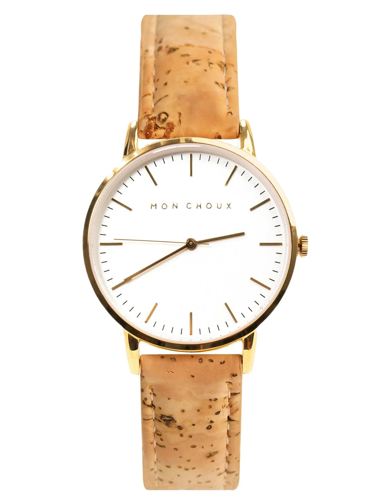 CLASSIC - WHITE/GOLD - NATURAL CORK LEATHER | VEGAN